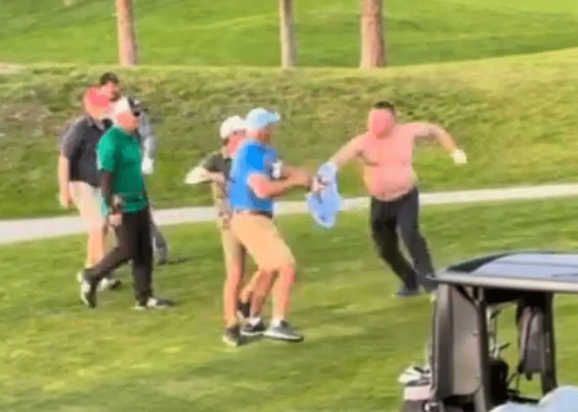 Golf Course Dispute Turns into Brawl