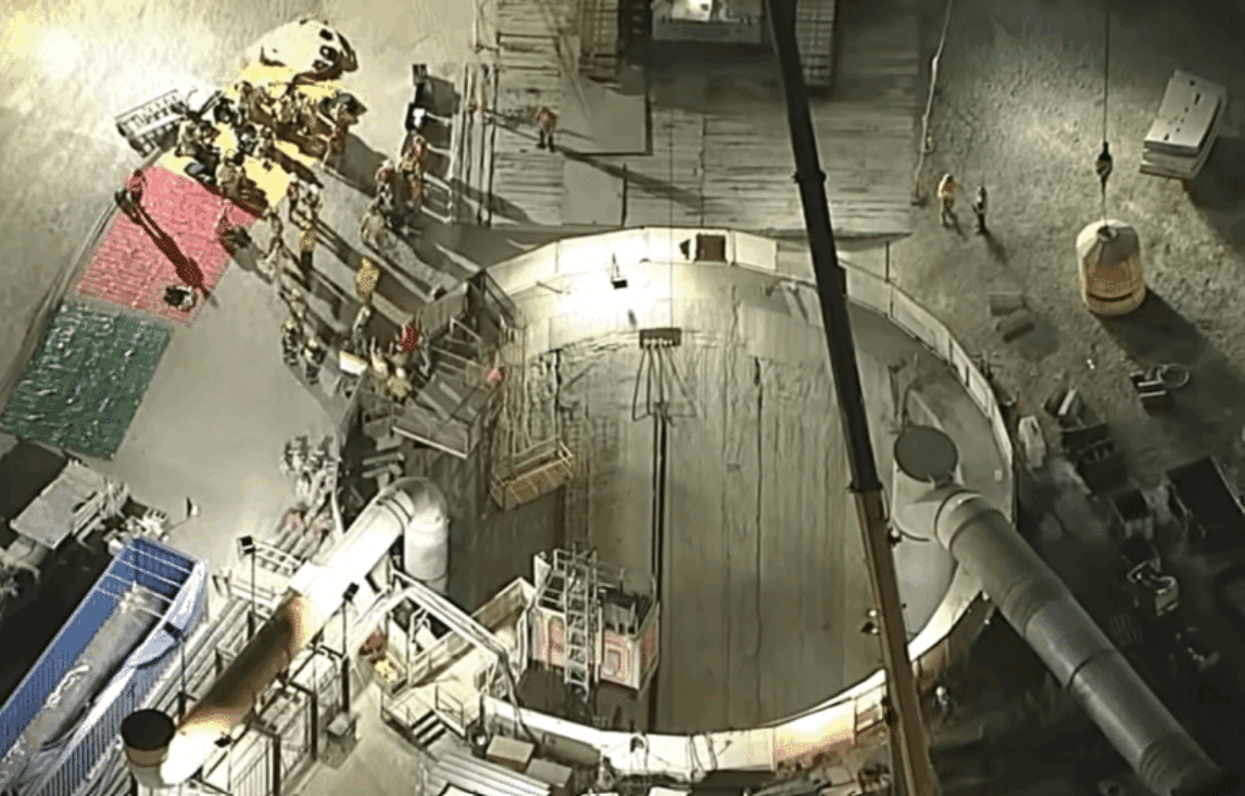 Tunnel Collapse Leaves More Than a Dozen People Trapped