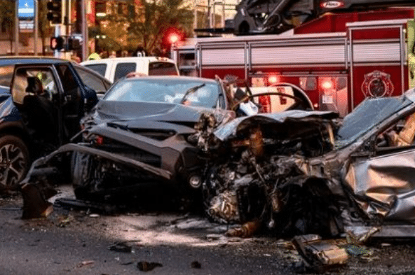 Teen Going 100 MPH Causes 12-Car Crash, Kills Two