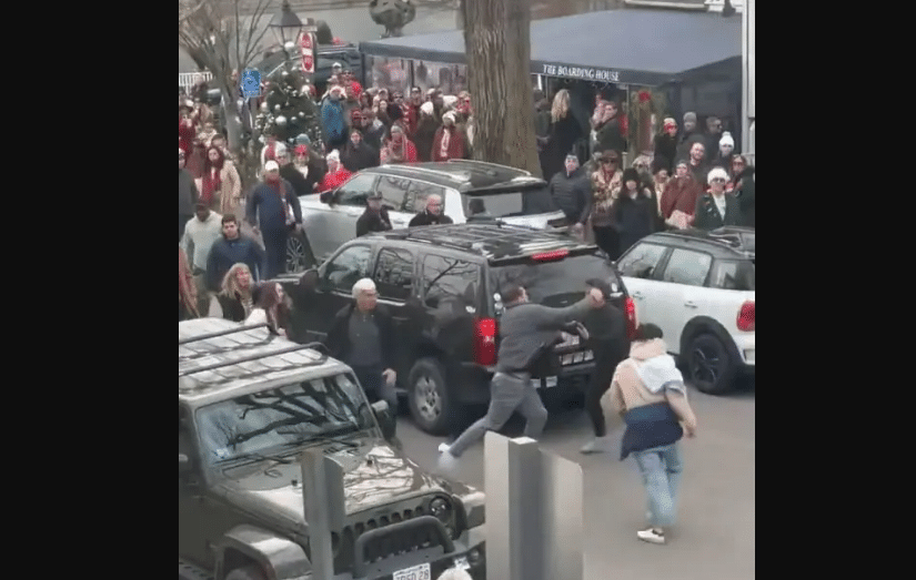 Wild Brawl Breaks Out at Christmas Celebration