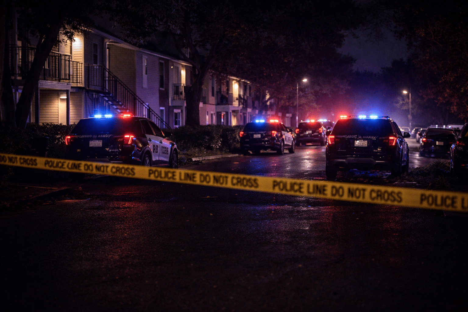 Apt Parking Lot Crime scene Via AI