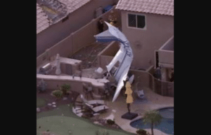 Small Plane Slams Into 2 Homes
