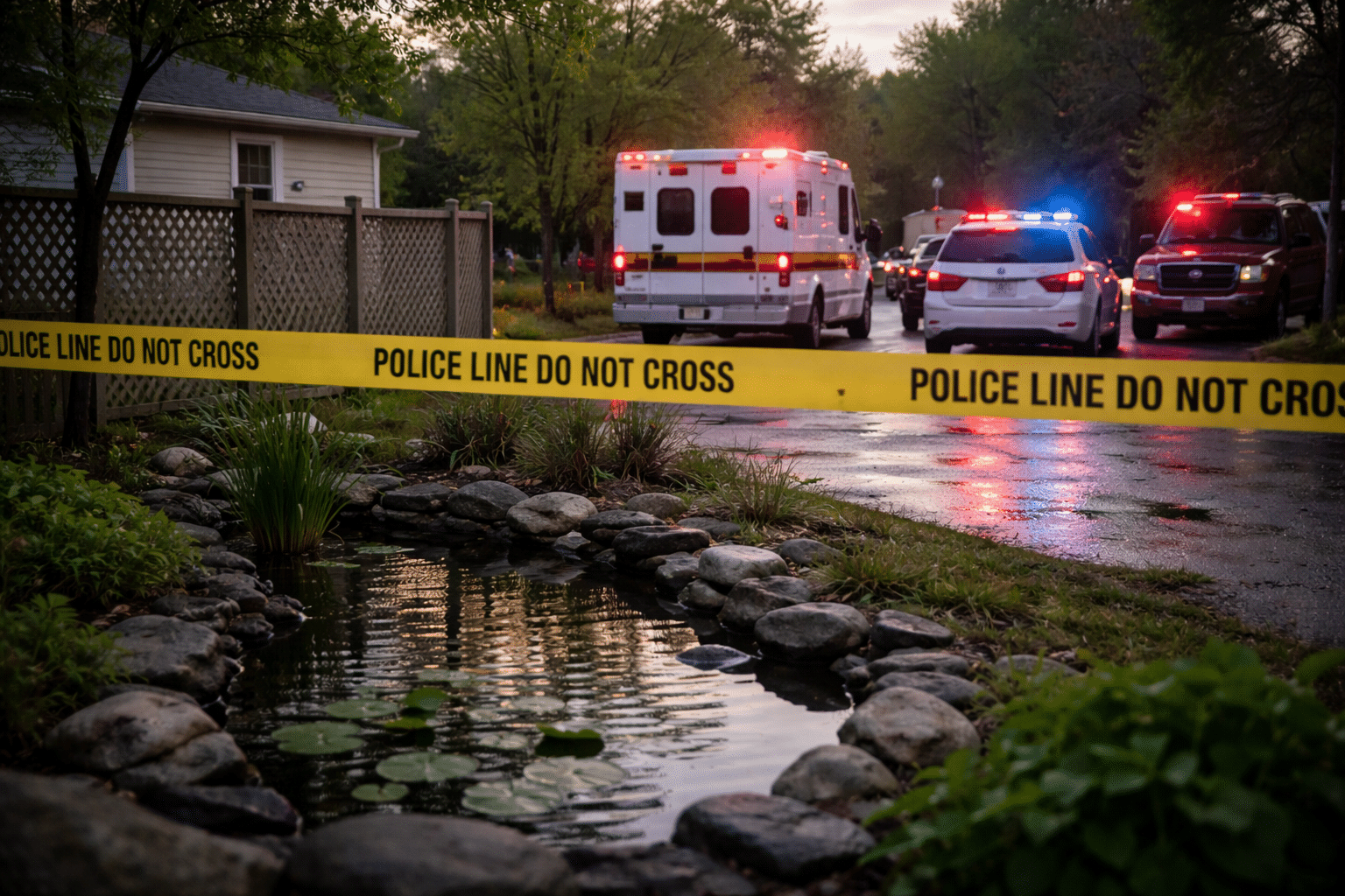 3-Year-Old Drowns in Neighbor's Koi Pond