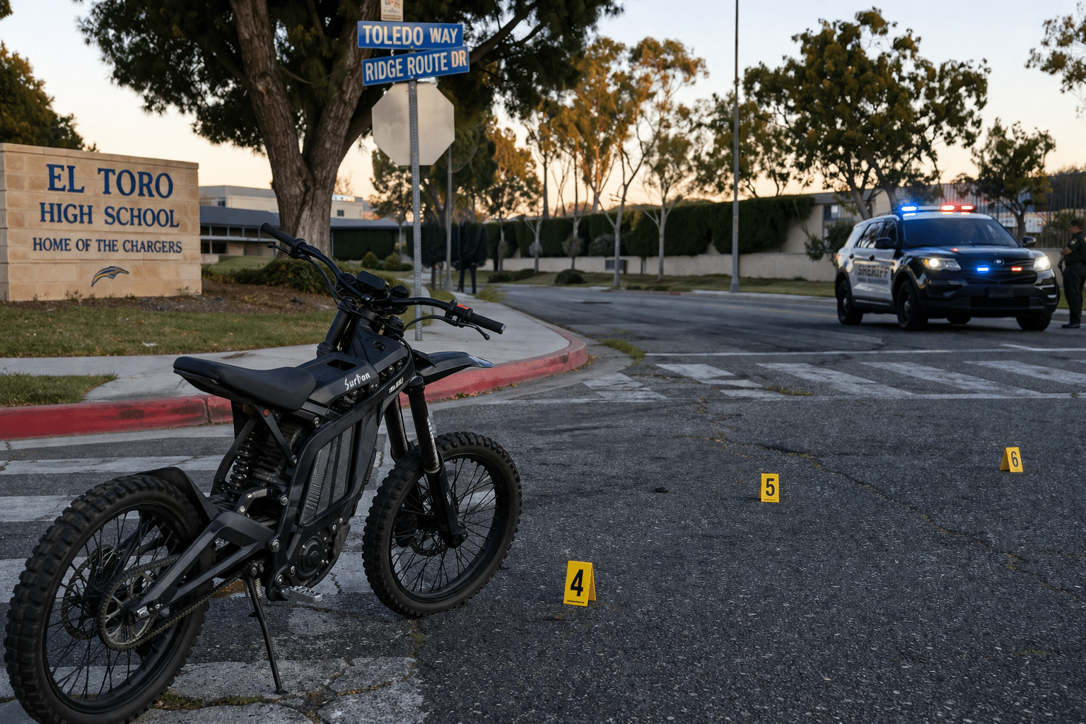 Mom Charged After Teen's E-Motorcycle Crash Critically Injures Man