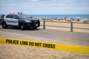 Beach Scene Via AI Image