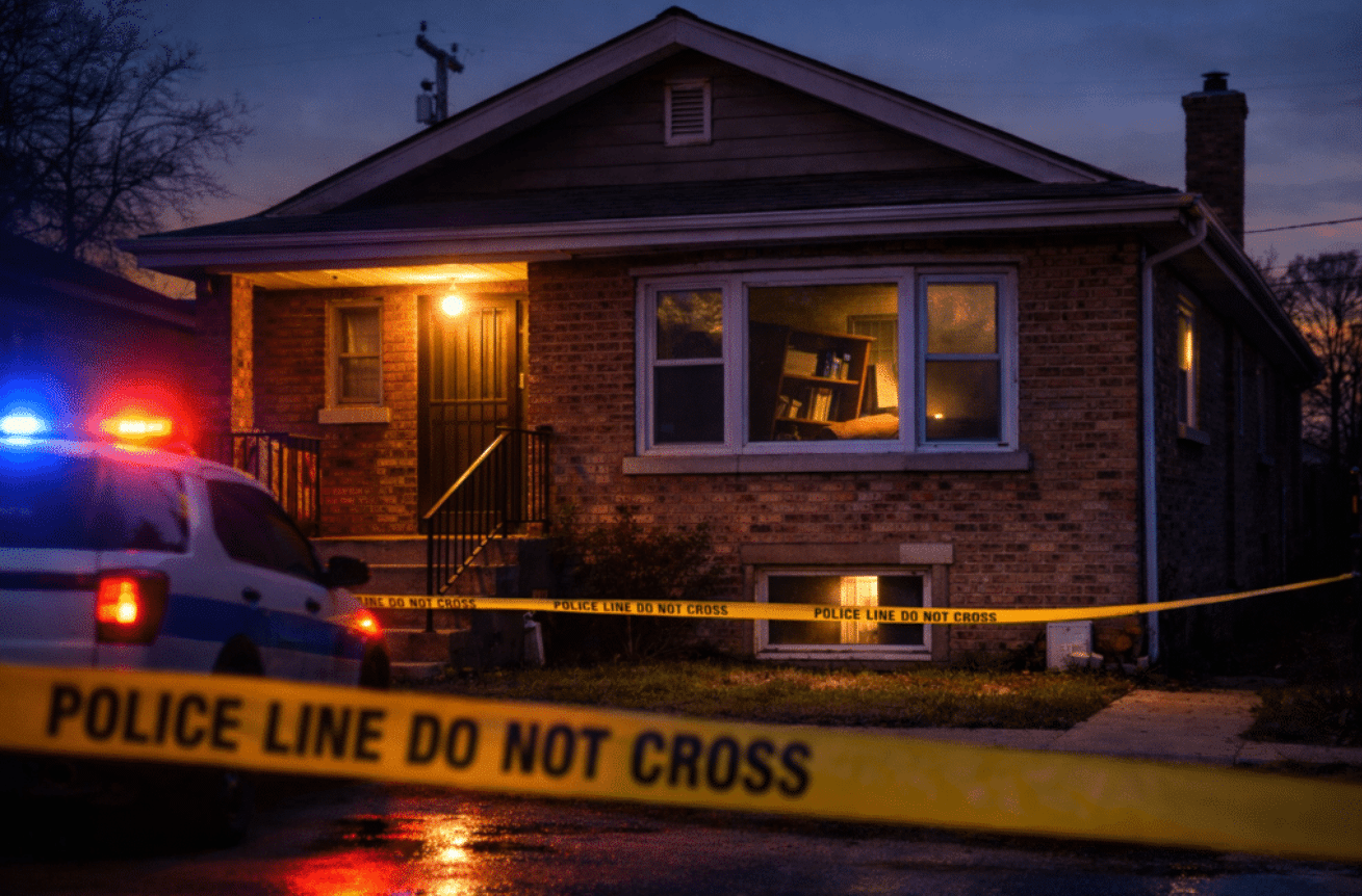 Body of Mother Found Hidden Behind Bookcase
