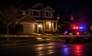 Crime Scene Via AI Image