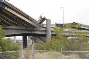 Massive Bridge Collapse Crushes Cars, Killing Three