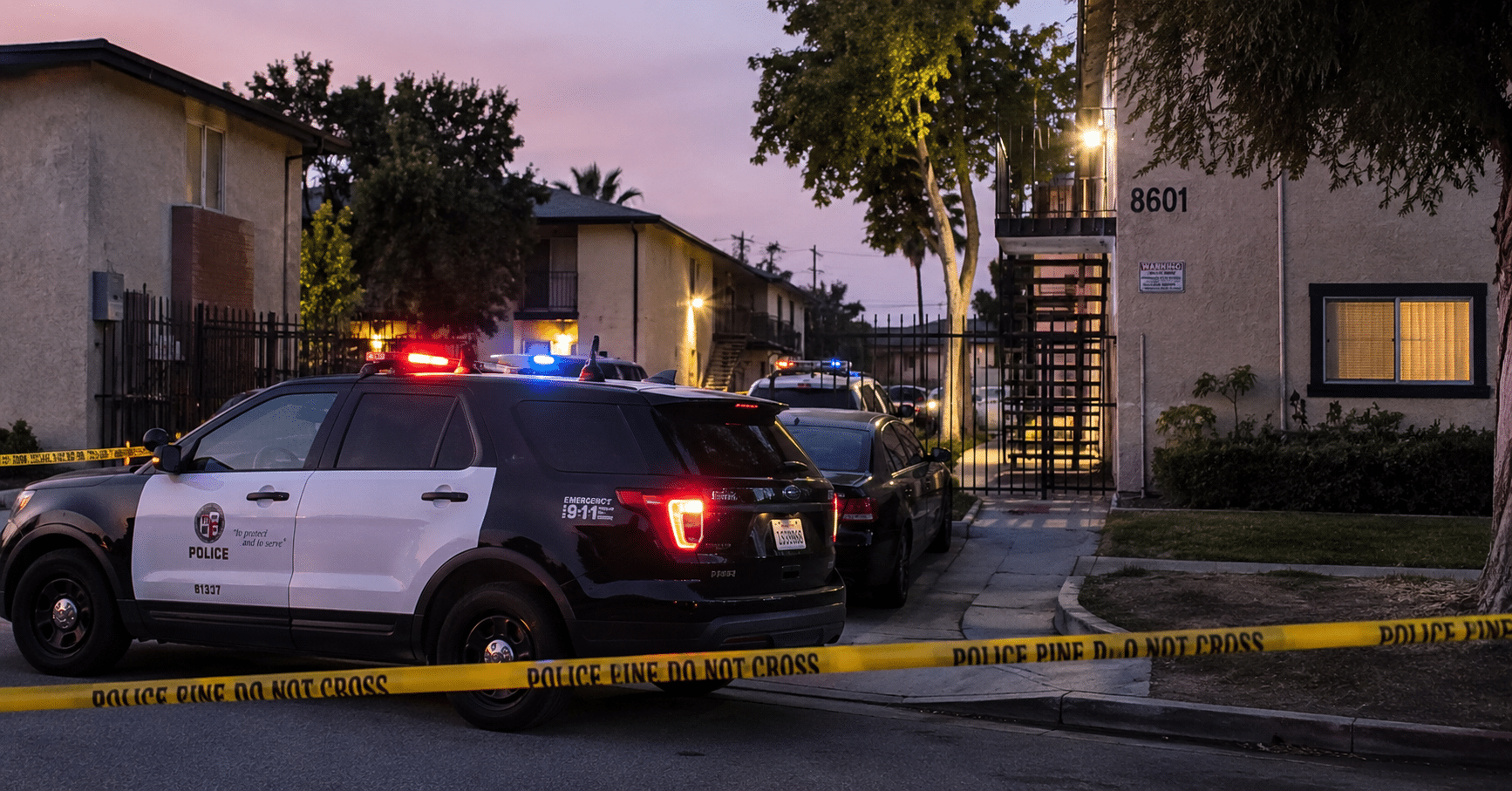 Apartment Crime Scene Via AI Image