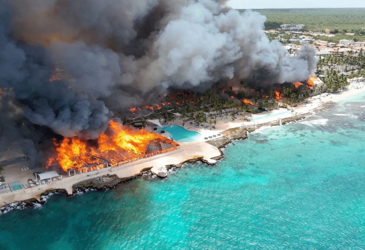 Tourist Killed as Massive Resort Fire Sparks Chaos for 1,700 Guests