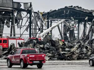 Explosion Scene VIa AI Image